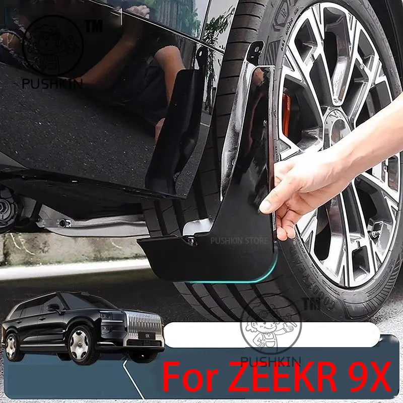 

MudFlaps For ZEEKR 9X 20252026 Mudguards Mud Flaps Splash Guards Front Rear Wheels Fender Car Accessories 4Pcs