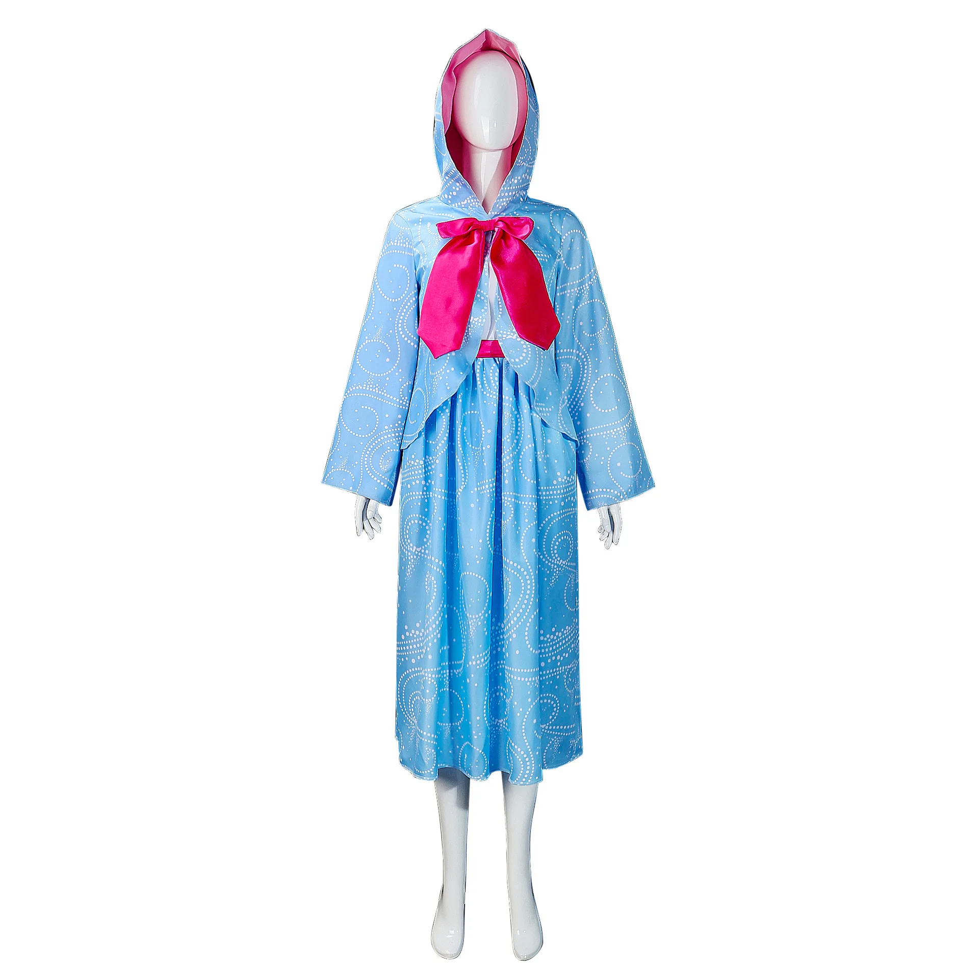 

Cinderella Cosplay Costume Fairy Godmother Stage Performance Halloween Fairy Tale Theme Women's Traditional Clothing Polyester