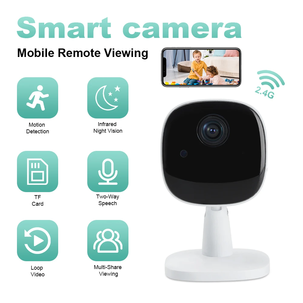 

Беспроводная Wi-Fi камера HD для дома и улицы, высококачественная камера для спорта и видеонаблюдения