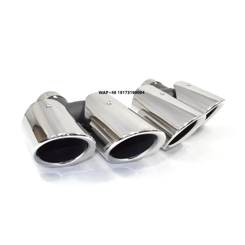 

304 Stainless Steel Exhaust Pipe for Porsche-Macan GTS 2014-2018 Muffler Tip Exhaust Tip Exhaust System Nozzle
