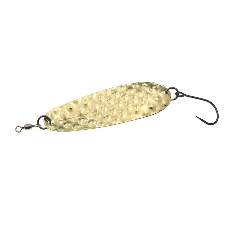 Fishing spoon silver/Gold Copper Spoon Fishing Lure 20g Metal Jig Artificial Bait Hard Jigging  Saltwater Sea Tackle