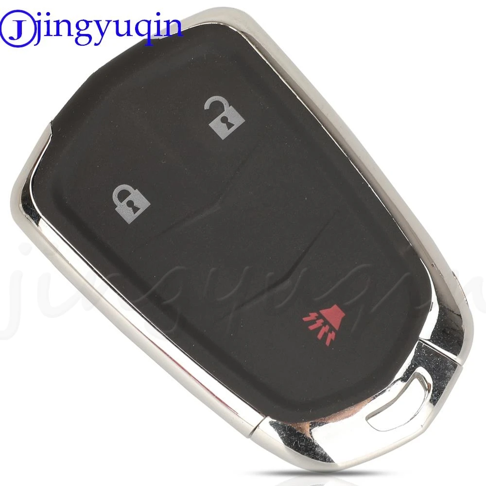 jingyuqin 3/4/5/6 Buttons Smart Remote Control Car Key Shell Case For Cadillac SRX CTS ATS XTS Escalade ESV