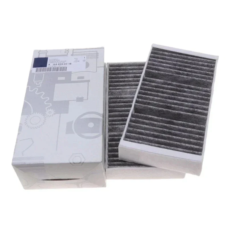 Air Conditioner Air Filter for Mercedes Benz GLE W166 2015-2018 250d 350d 300 400 500 450 AMG 43 63 4MATIC 1668300318 1668300218