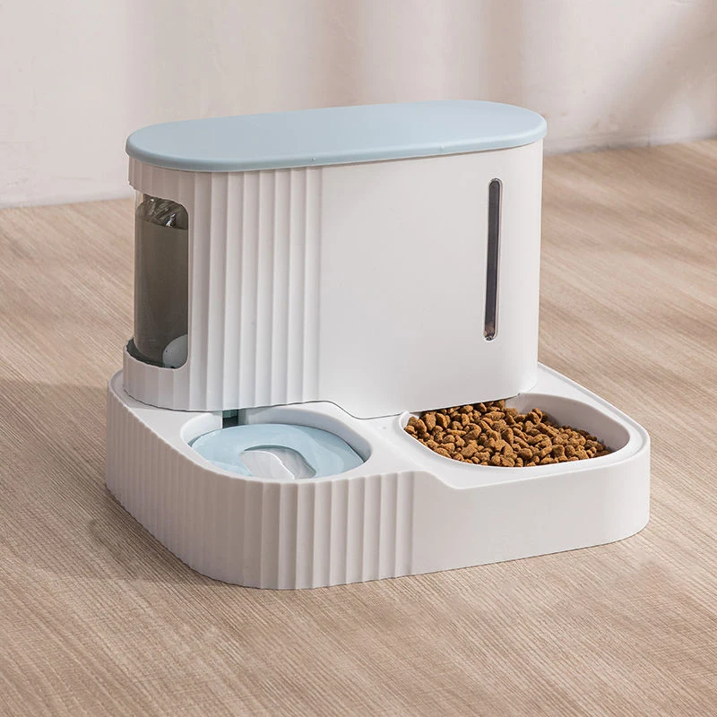 

3L Capacity Puppy Feeding Waterer Products Kitten Automatic Food Drinking Fountain Pet Cat Bowl Dual-Use Dog for Feeder Bowls