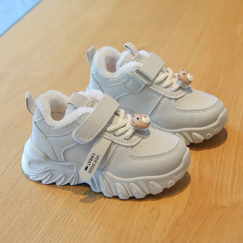 

Children Shoes Winter Toddler Baby Warm Sneaker Slip Resistant Boy Girl Running Sports Shoes Kid Outdoor Plush Casual Footwear