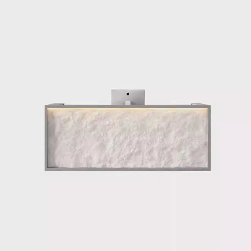 

az-Light Luxury Beauty Salon Front Desk Nordic-style Shop bar Simple and Modern Clothing Store Hair Salon Cashier Counter Desk@