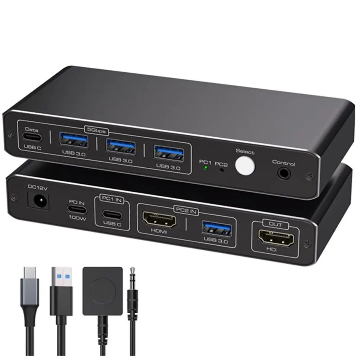 conmutador-kvm-2k-120hz-compatible-con-usb-c-carga-pd-de-100w-conmutador-kvm-usb-tipo-c-para-pc-de-escritorio-enchufe-europeo
