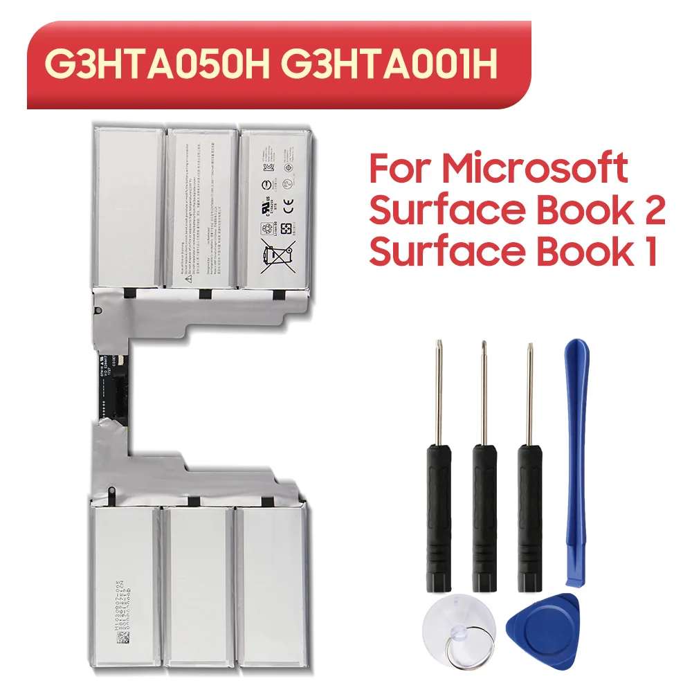 

Оригинальный сменный аккумулятор G3HTA050H для клавиатуры Microsoft Surface Book2 1835 G3HTA001H для Microsoft Surface Book1 1785