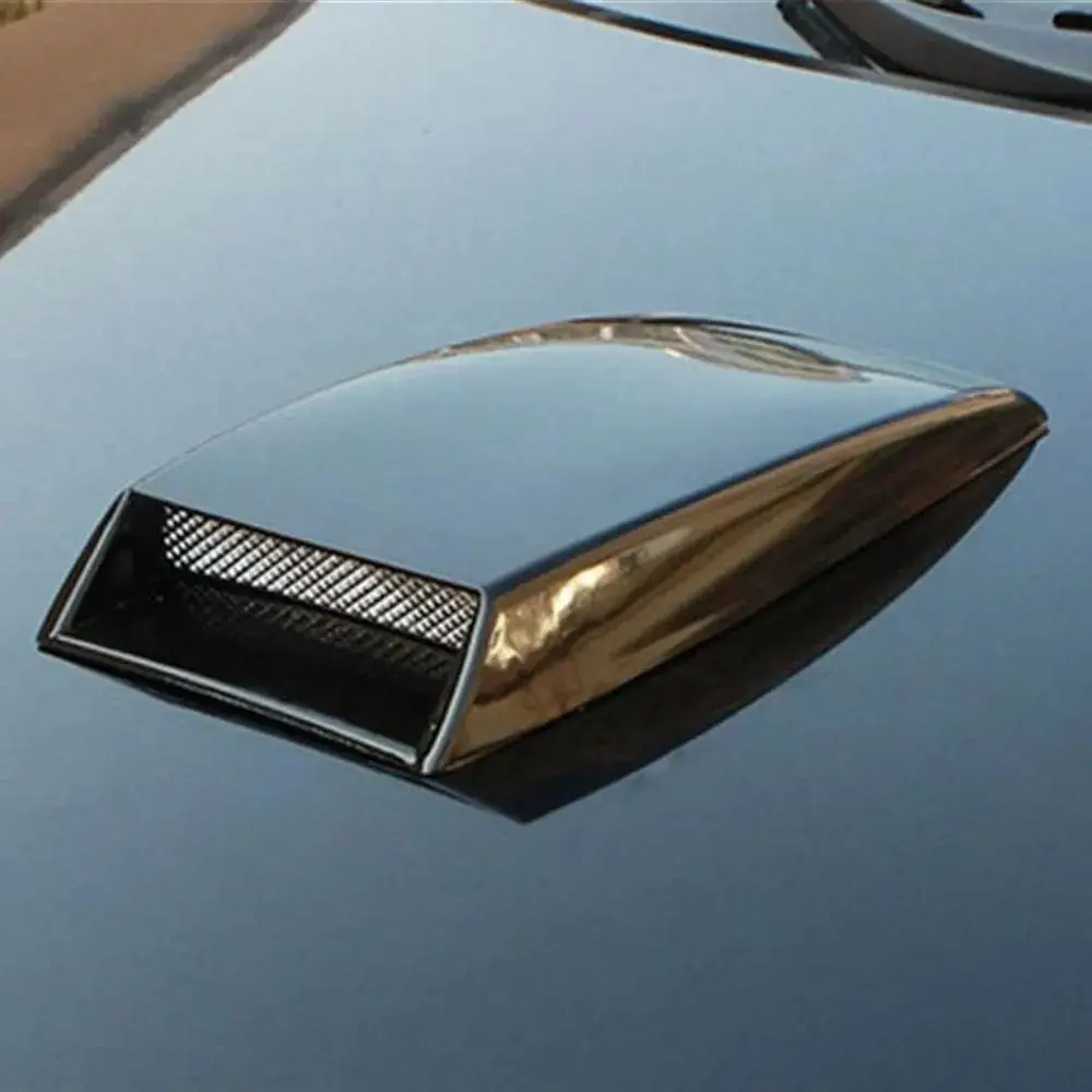 Universal Car Hood Air Inlet Decoration Scoop Bonnet Car Decorative Car Air Outlet Decoration Simulated Self-adhesive