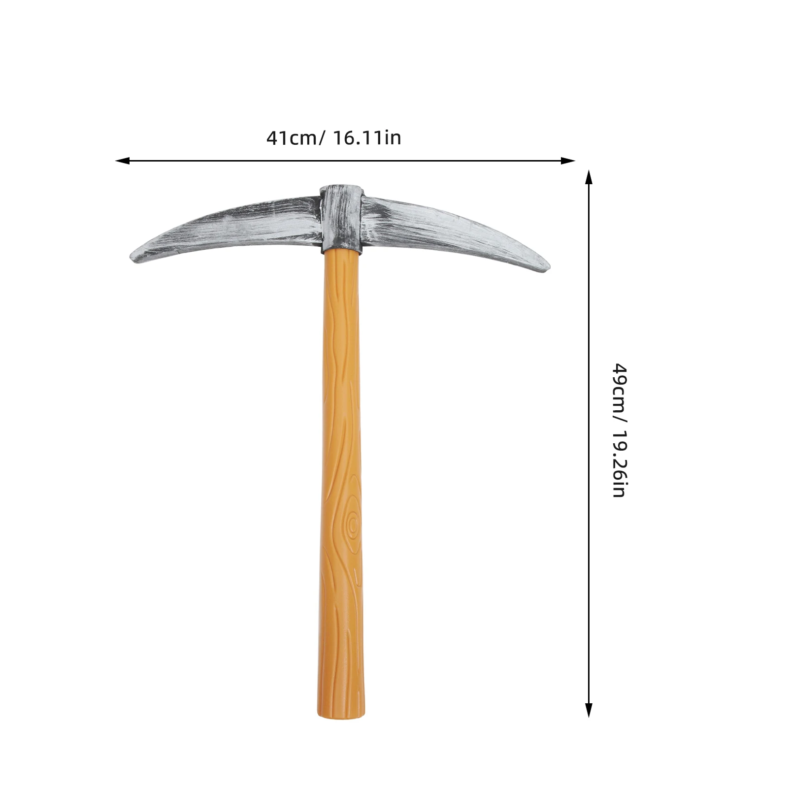 Pickaxe Core Dwarf Design Party Entertainment Prop Durable Stable Fake Pickaxe Photo Props Festival Decoration