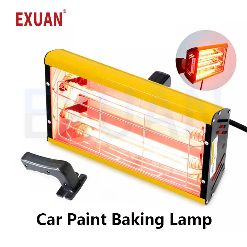 

2000W Infrared Paint Curing Lamp Handheld Shortwave Infrared Heating Lamp Car Body Auto Repair Paint Dryer Car Paint Baking Lamp