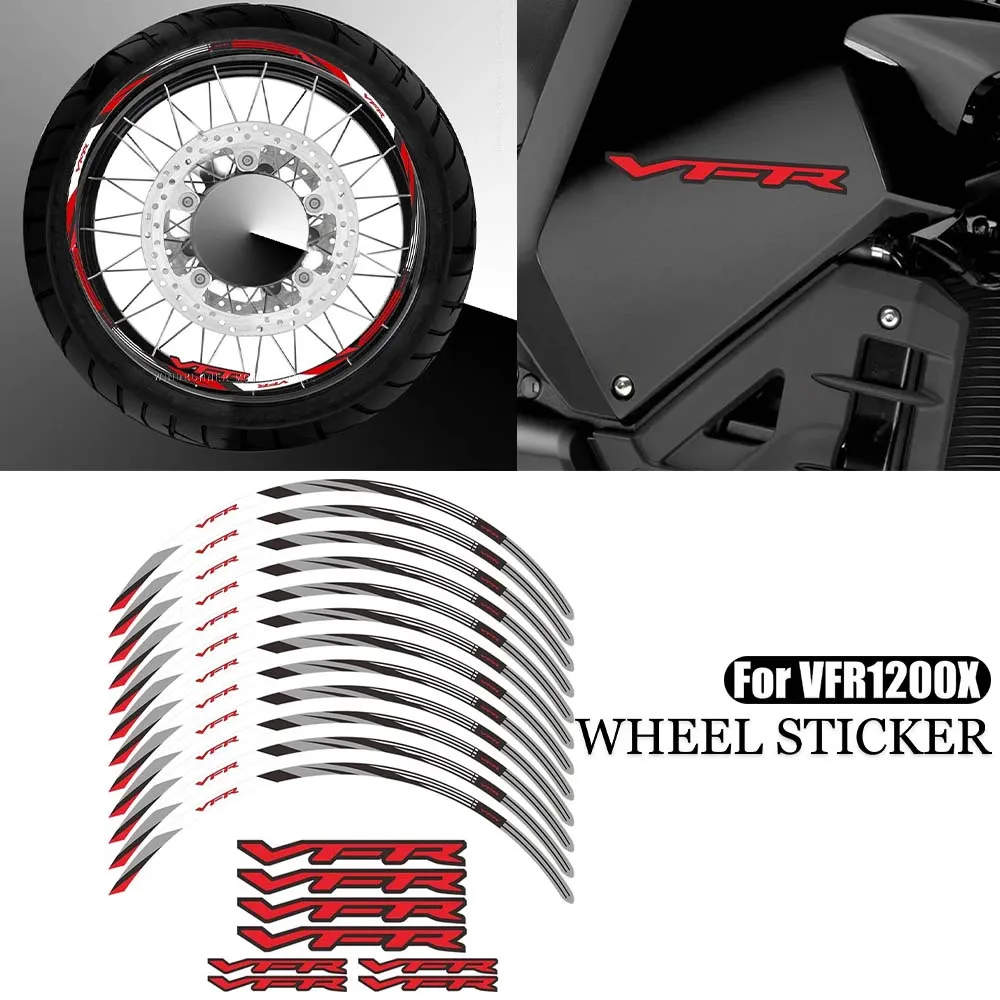 

For Honda VFR1200x vfr1200x Motorcycle wheel protection decorative stickers motorcycle accessories