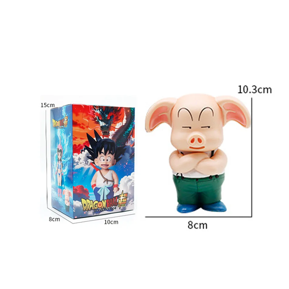 Auf Lager 6 Stück Dragon Ball Z Son Goku Q Version Son Goku Chi-Chi Bulma Puar Krillin Oolong Actionfigur PVC-Modell Weihnachtsgeschenke – Detail 3