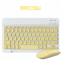 Teclado inalámbrico Bluetooth de 10 pulgadas para ipad, teléfono, tableta, teclado y ratón portátiles para Samsung, Xiaomi, Huawei, Android, Windows