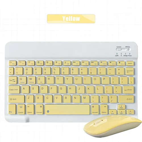 Imagen 1 del producto Teclado inalámbrico Bluetooth de 10 pulgadas para ipad, teléfono, tableta, teclado y ratón portátiles para Samsung, Xiaomi, Huawei, Android, Windows