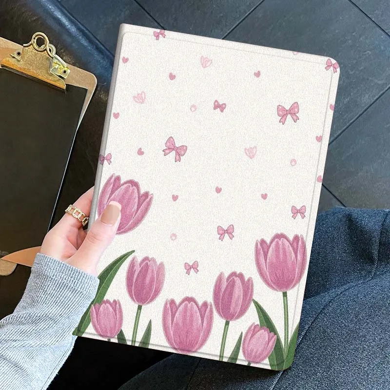 capa-para-tablet-com-design-de-tulipa-rosa-para-ipad-pro-air-mini-11-1-2-3-4-5-6-7-7ª-geracao-129-13-79-83-m3-m4-polegadas
