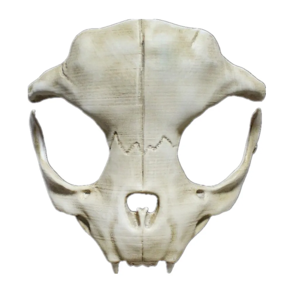 

Novelty Halloween Animal Skull Scary Masks Japanese Skeleton Mask for Cosplay Costume Party Props Resin