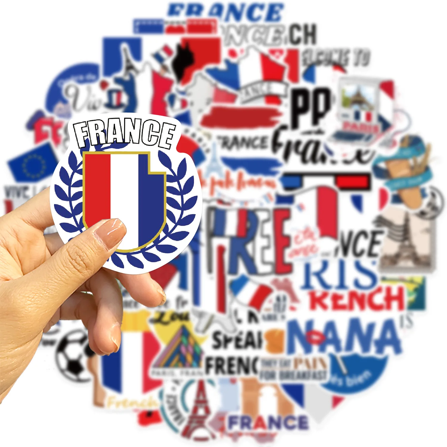 

10/50PCS Cities France Stickers Funny Pomni Cartoon Fashion DIY Toys Secret for Bottle Scrapbook Travel Bag Aesthetic Decals