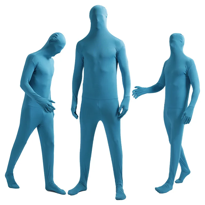 Nieuw Kind Volwassen Zentai Full Body Suit Mannen Vrouwen Nieuwigheid Dansende Jumpsuit Cosplay Kostuums Tweede Huid Strakke Spandex Nylon Bodysuit