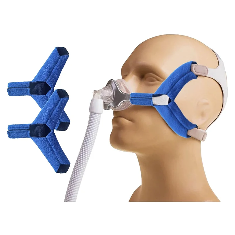 2Pcs CPAP Covers Headgear Pads For Resmed Airfit N20 For Respironics Wisp Nasal Mask Y Strap Cover