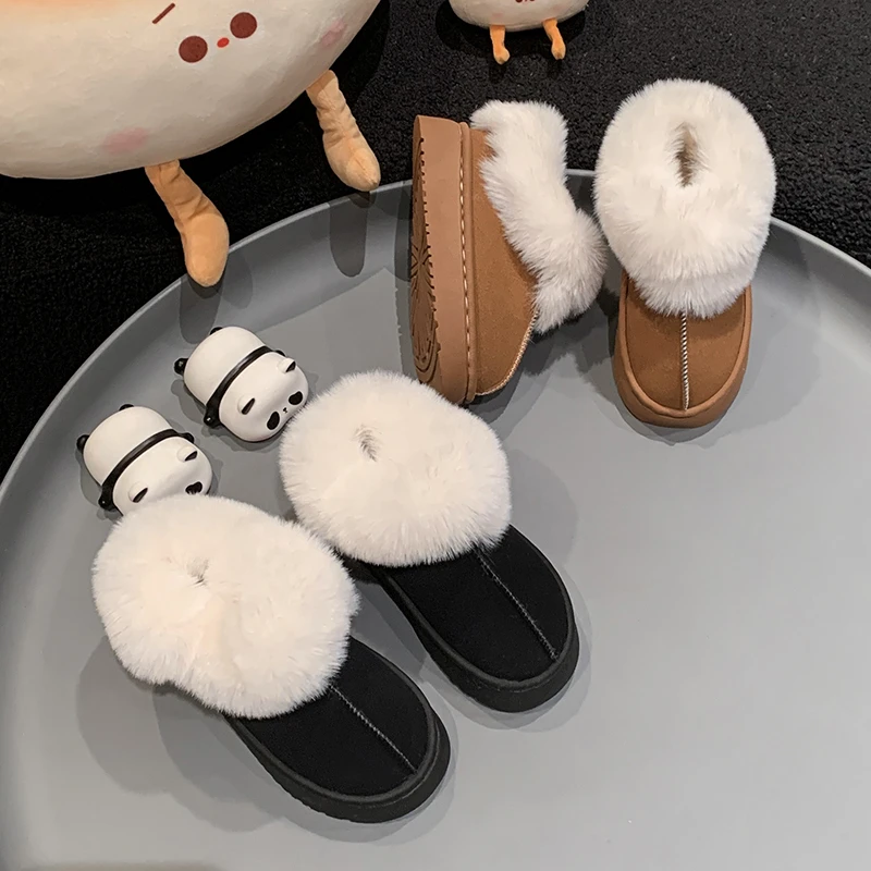 

Autumn and winter new style Children's cotton shoes with wrapped mouth warm and thickened anti-slip Cotton boots