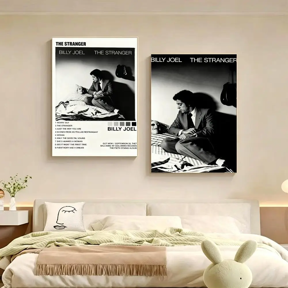 Person Billy Joel Poster Poster Multiple Sizes  frameless Creamy Style Wall Art Home Decor For Living Room Bedroom gift