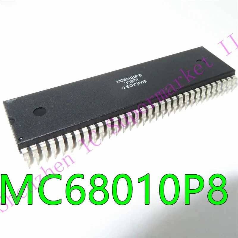 1pcs/lot MC68010P8 MC68010 DIP-64   16-/32-Bit Virtual Memory Microprocessor