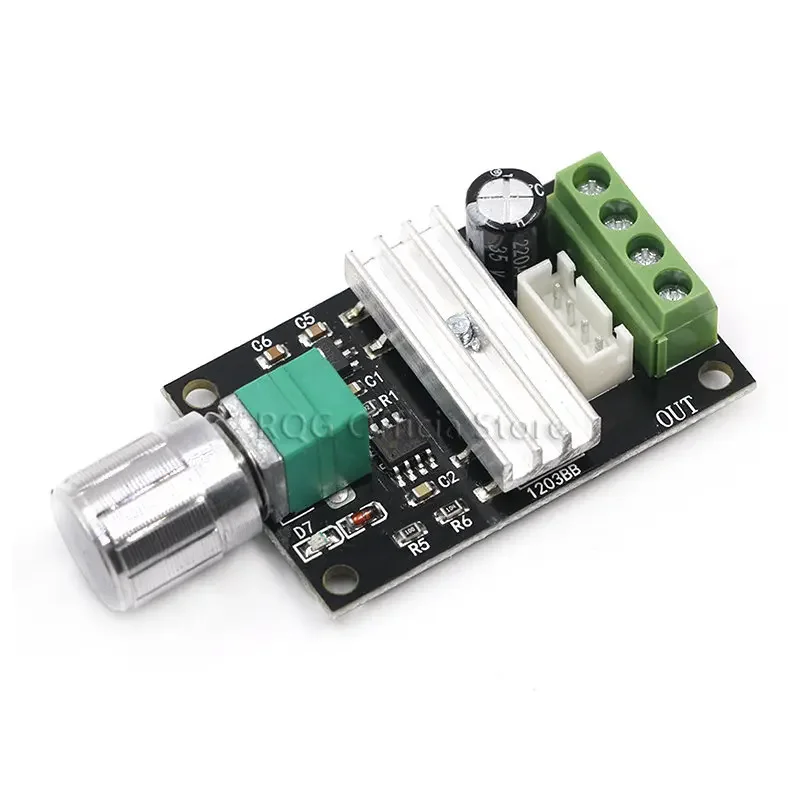 DC 6 to 12 V 24 V 28VDC 3A 80 W PWM motor speed control Lehr regulator Adjustable Variable speed control potentiometer ON / OFF