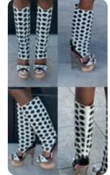 European Music Festival Music Festival Sexy tall Sandals Extra High Waterproof Platform Orange Boots Christmas Edition  Boots