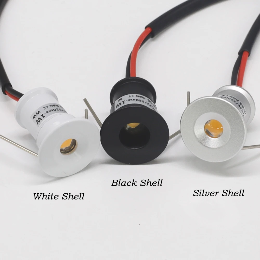 IP65 1W Mini LED Downlight Ceiling Spotlight Bedroom Kitchen 12V Focos Spot Light Staircase Cabinet Party Lamps With Transformer