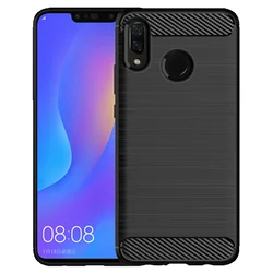 Ultra Thin Silicone Case Huawei Nova Shockproof Carbon Fiber Phone Cover For Nova 3 3i 3e Soft Matte Cases