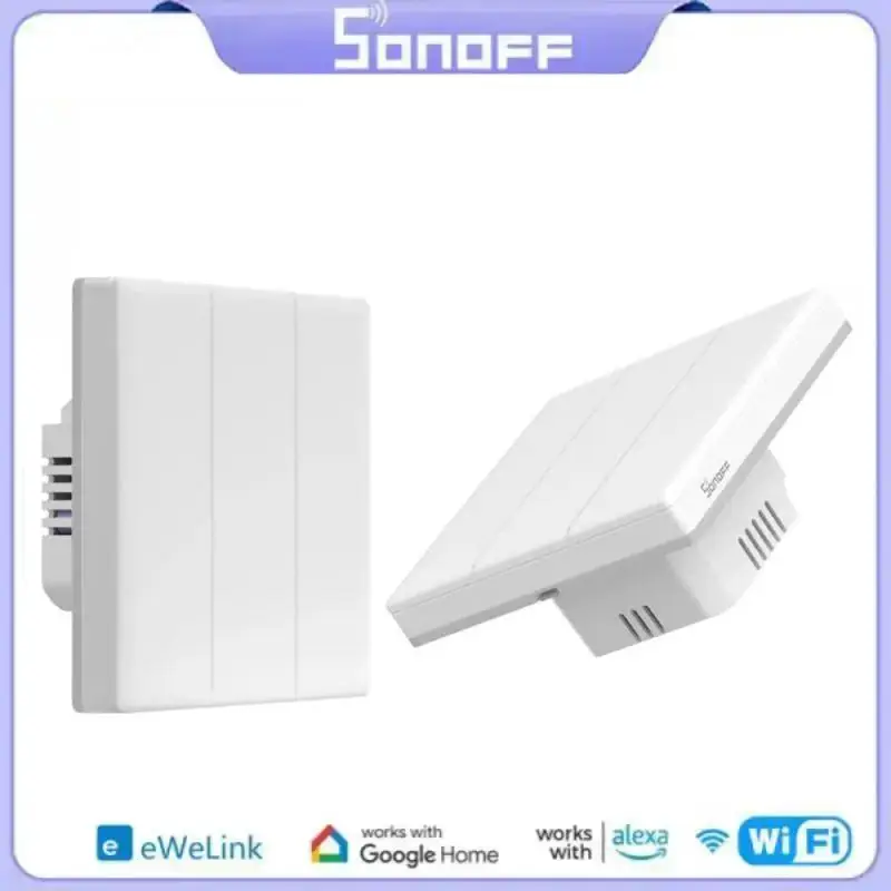 SONOFF T5 TX Ultimate Smart Wall Switch Full Touch Access LED Light Edge Multi-Sensory EWeLink Remote Control Via Alexa Google