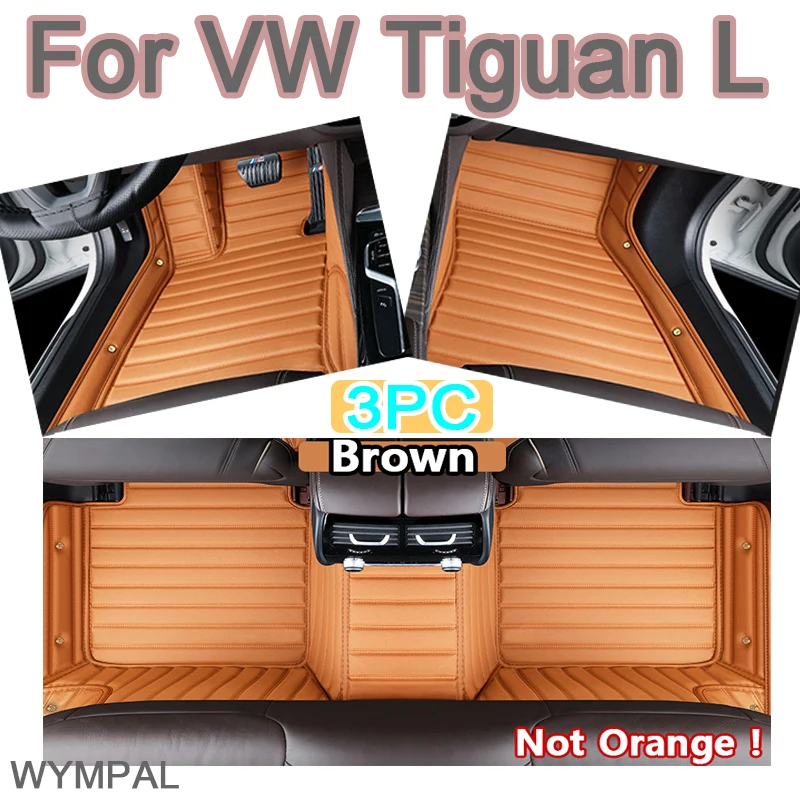 

Luxury Car Floor Mats For VW VW Tiguan L 2017 2018 2019 2020 2021 2023 Custom Auto Foot Pads Automobile Carpet Cover interior