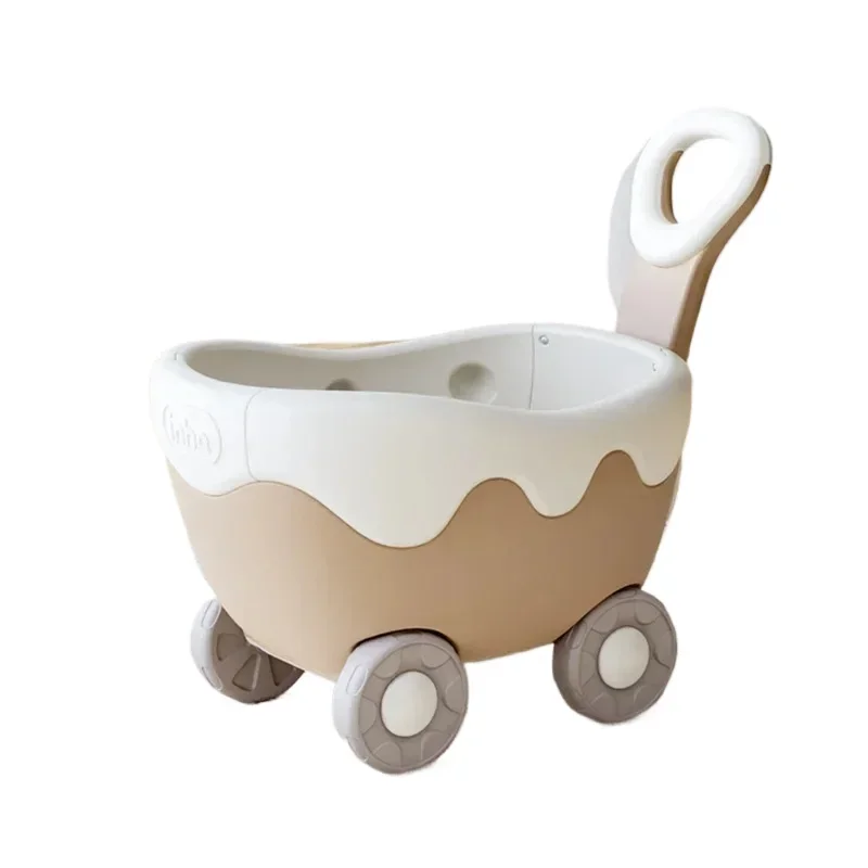 

Высококачественная мобильная детская тележка для хранения игрушек, большая вместимость, без установки, органайзер для игрушек, детские ходунки для покупок, головоломки, подарки