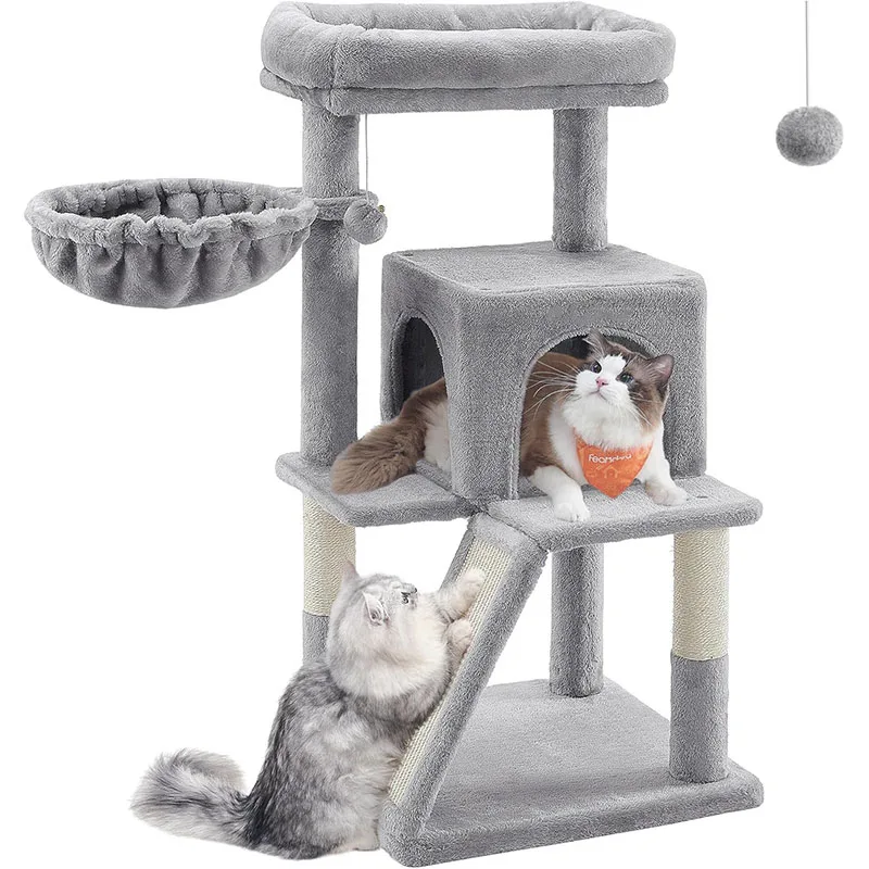 

Hot Selling Customized Large Size Wooden Pet House Tower Condo Cat Tree