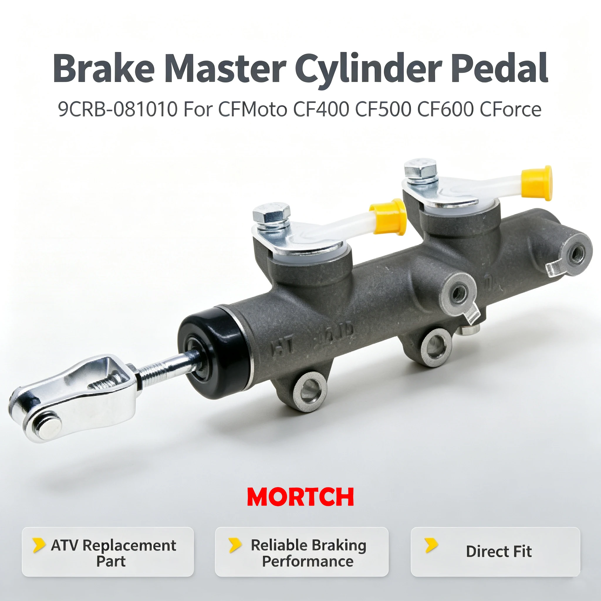 ATV Brake Master Cylinder Pedal Assembly 9CRB‑081010 For CFMoto CF400 CF500 CF600 CForce Replacement Brake Parts
