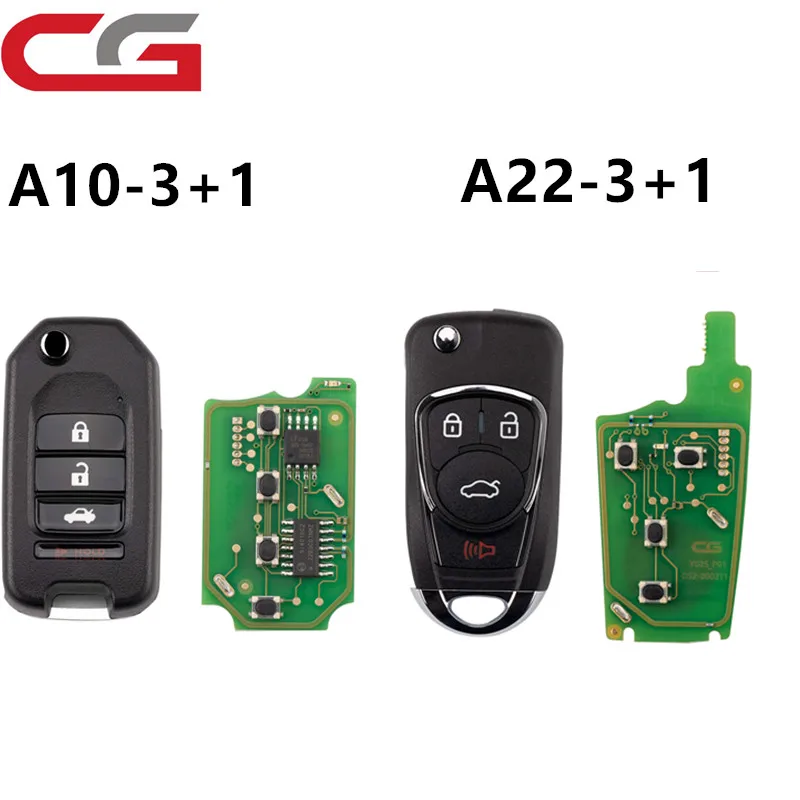 CG A10-3+1 для стиля HON.D (Flip-3+1BTN)/A22-3+1 для 4-кнопочного пульта дистанционного управления BUI.C