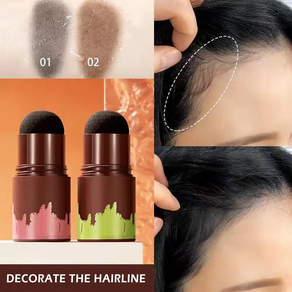 

Hot Sale Hairline Pen Hairline Coloring Brush Hairline Coloring Powder Hairline Pen Black Filling Hailine Hair Stick Brown E8Q6