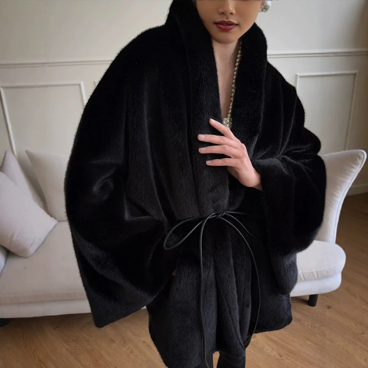 Winter New Women's Fur Coat Loose Cardigan Fake Fur Jacket