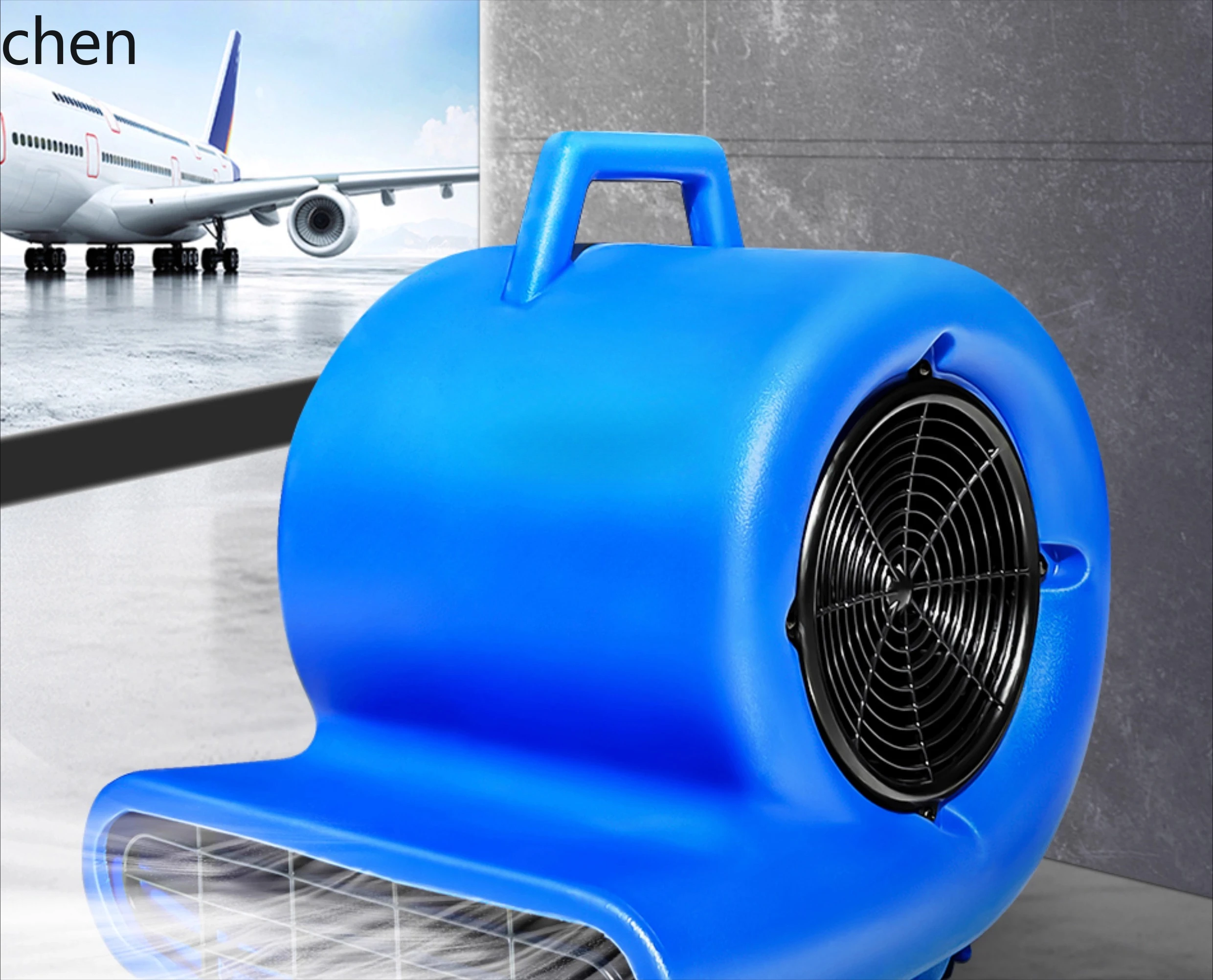 

ZML Blow Dryer Commercial Dust Removal Machine Blower Toilet Floor Ground Wet Blower High Power