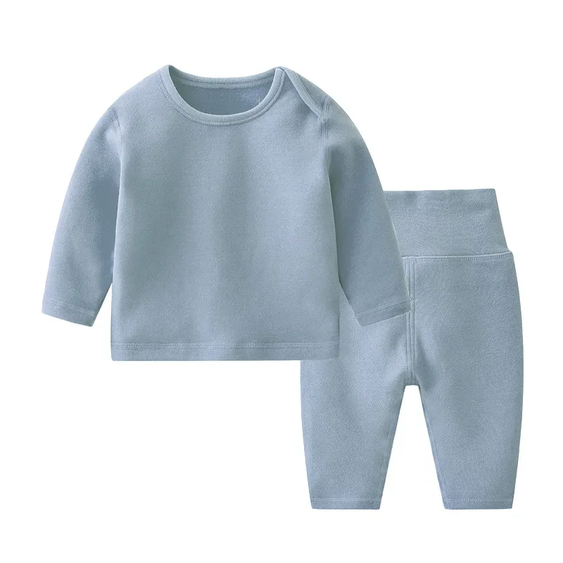 Winter Boys Thermal Underwear Sets Autumn Winter Girls Long Warm Comfortable Children Home Sleepwear Kids Soft Fluff Nightwear