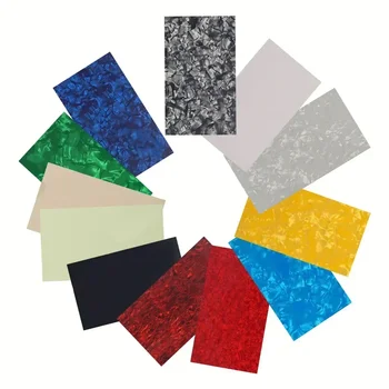 גיטרות חשמליות מסועקות גיטרות חשמליות בחירת שומר גיליון ריק דבק עצמי כלי נגינה חלקים 15 x11cm