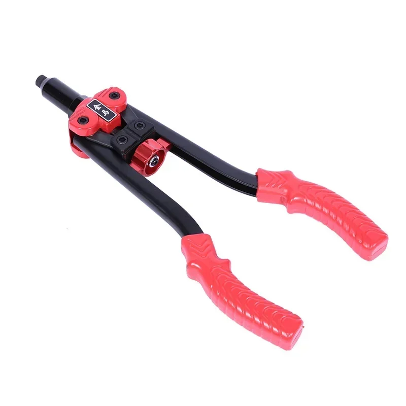 4.8mm Professional Grade Rivet Gun Double Handle Manual Rivet Nut Gun Double Handle Manual Rivet Nut Stud Three-in-one 14 Inch