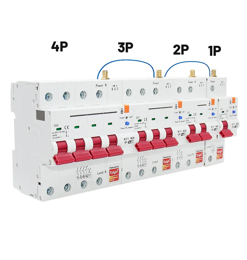 Smart metering leakage circuit breaker, mobile phone remote control, remote control, air switch circuit breaker