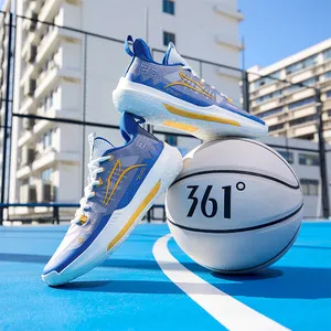 Herren -DVD -Team -Basketballschuhe, Verschleiß und Tränenfunktionsschutz, Knöchel -Tennis, Sportschuhe, Schutzdämpfung, 361 Grad, neu, 672421113 10 Hauptverkauf Tennis 361 Basketball - №5