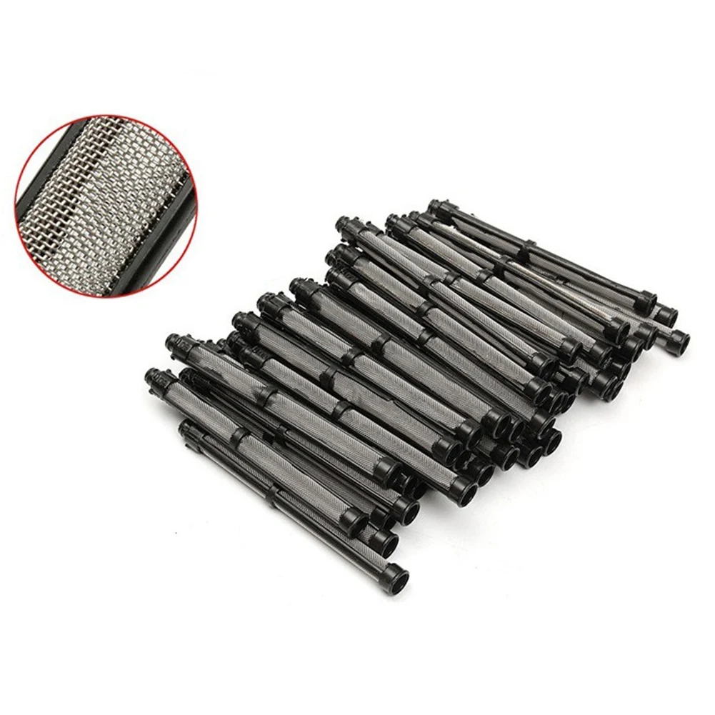 20pcs 60/100/150 Mesh Airless Paint Sprayer Filters High Filtration Airless Paint Sprayer Filter 11x110mm Power Tool Accessories