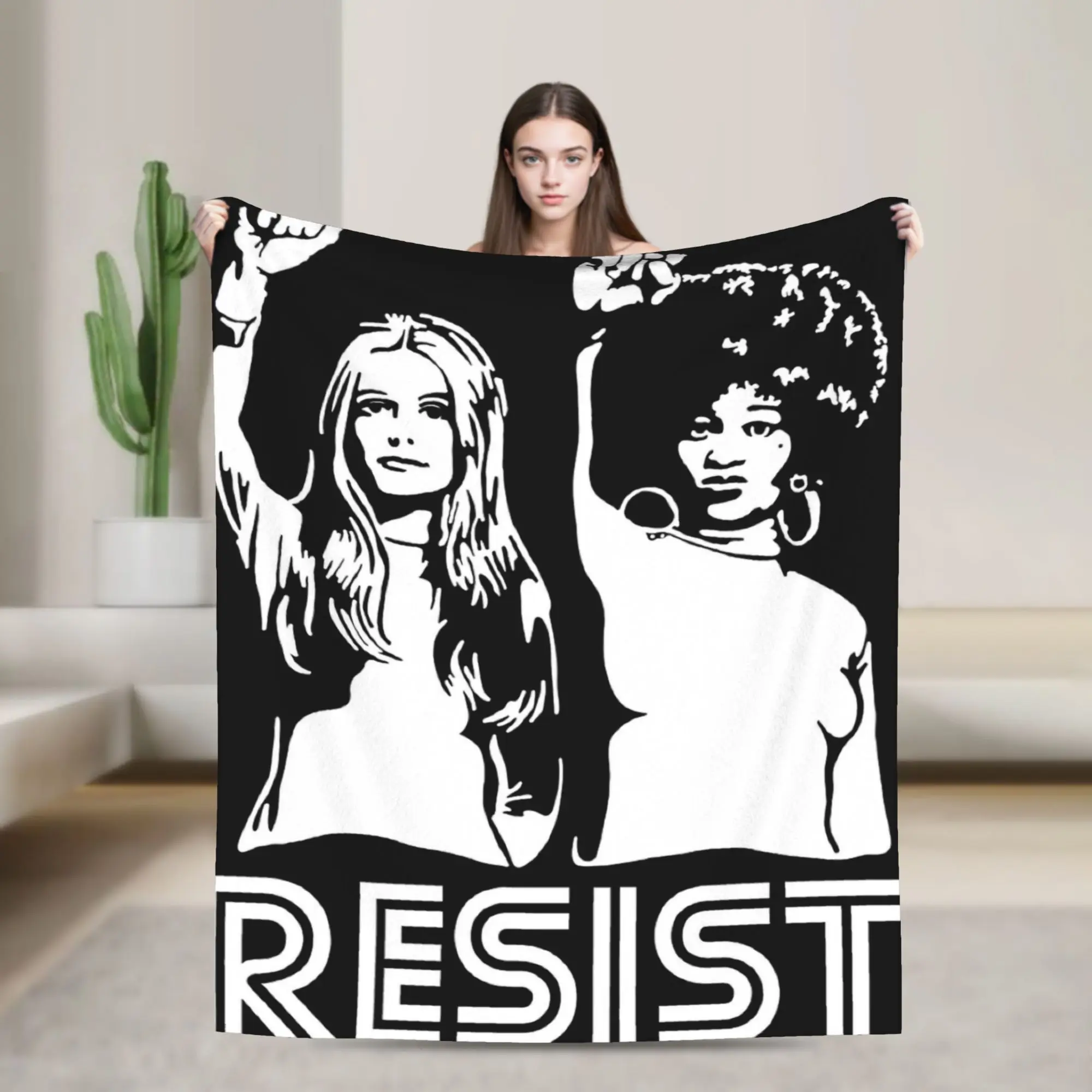 RIP Gloria Steinem  Stuff Blanket Ultra-Soft Fleece  Throw Blankets Relax Bedspreads