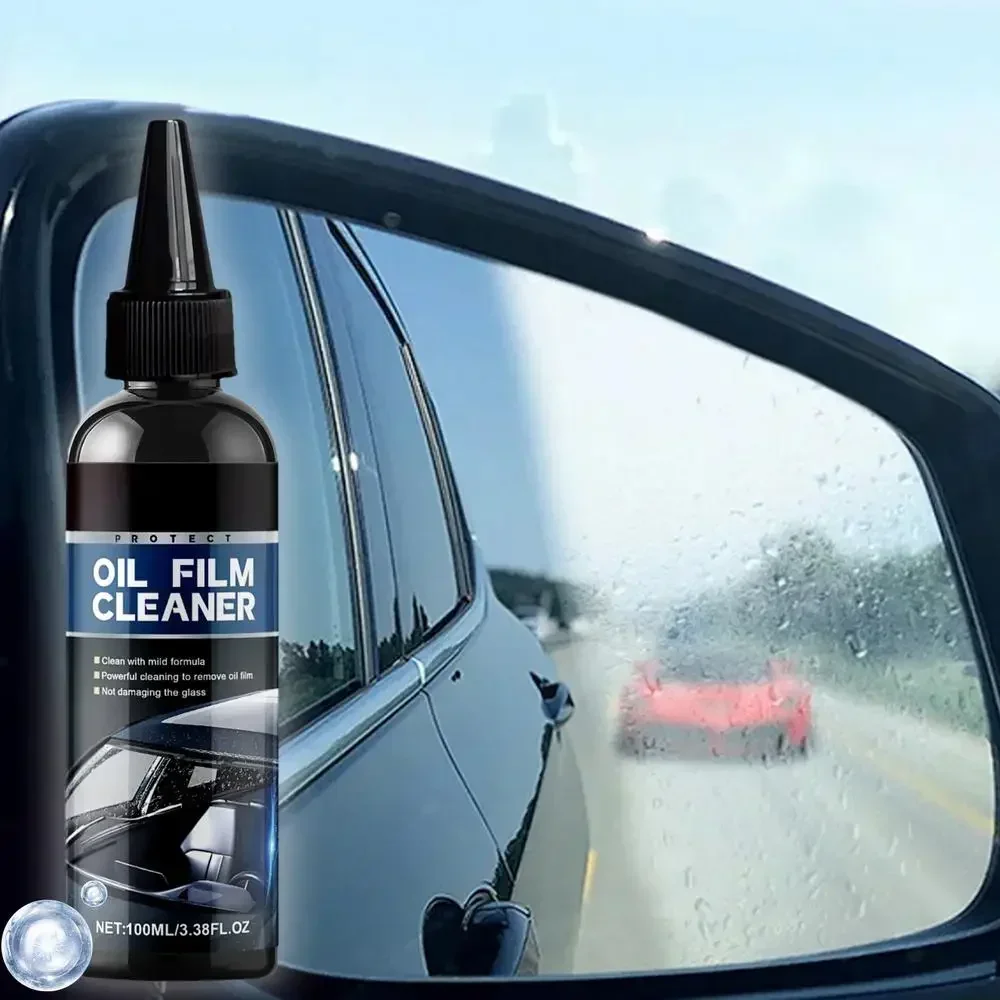 Automotive Oil Film Cleaner Car Window Oil Film Remover Deep-Cleaning Hard Water Stain Remover Car Glass Polishing For