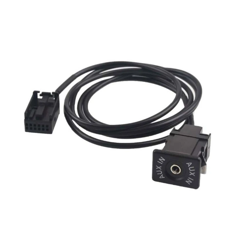 

Car Stereo AUX-IN Stereo Cable Adapter and Radio 6Pin Extension Cable Accessory