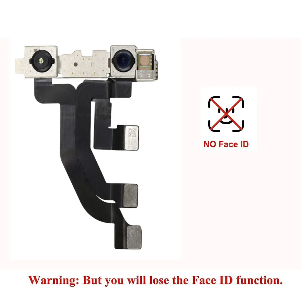 Front Camera Flex Replacement For iPhone X XR XS 11 12 Mini Pro Max Infrared Dot Matrix Lens NO  Face ID Flex Cable